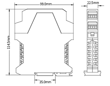 CZ3000 Pulse Input  Signal Conditioner