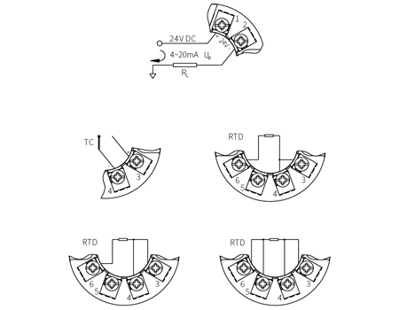 Intrinsic Safety RTD TC Temperature Transmitter Intrinsic Safety RTD TC Temperature Transmitter