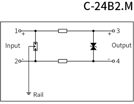 Dimensions of Safety Signal SPD-3.5 mm width
